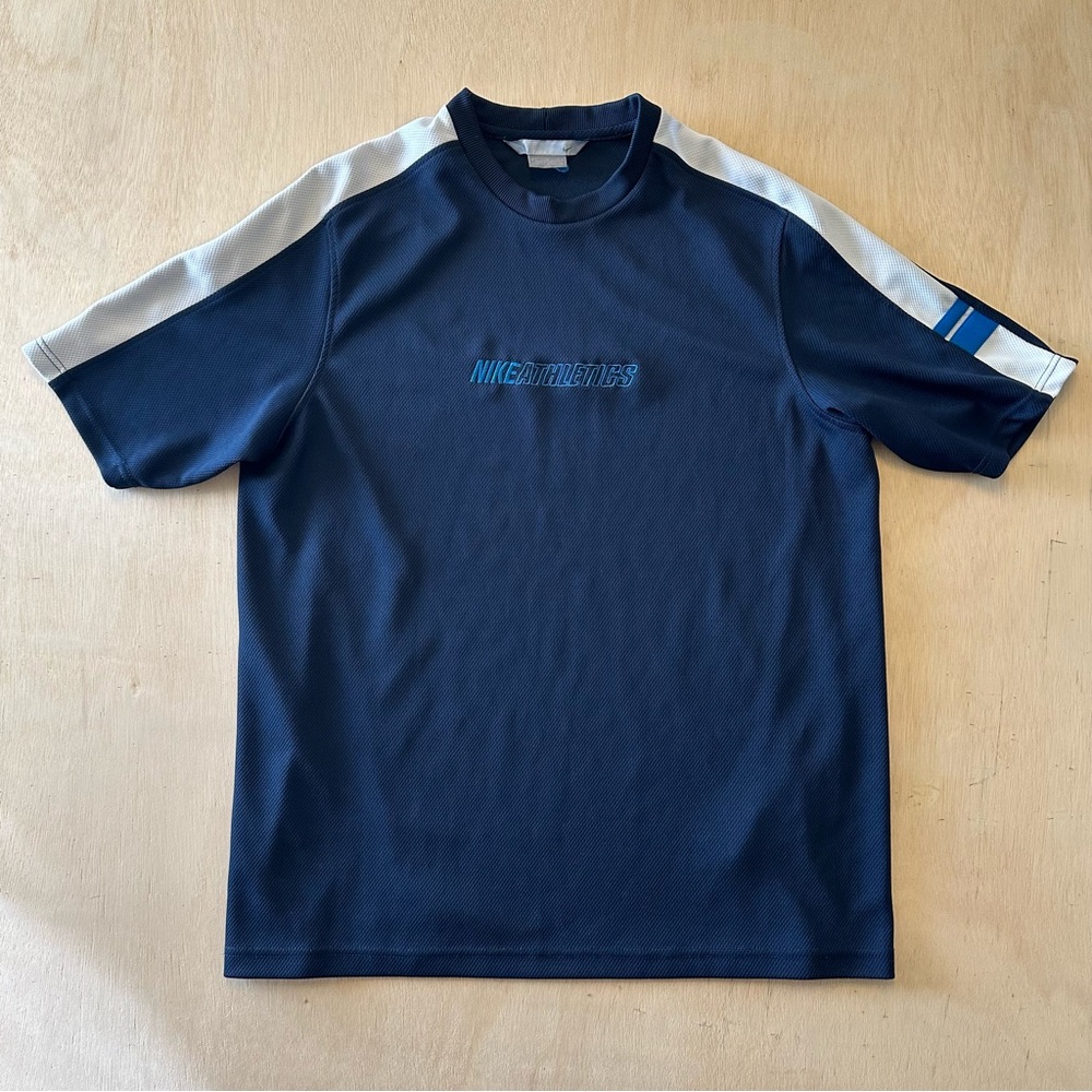 Nike Navy Blue Men's Y2K Nike Athletics Jersey